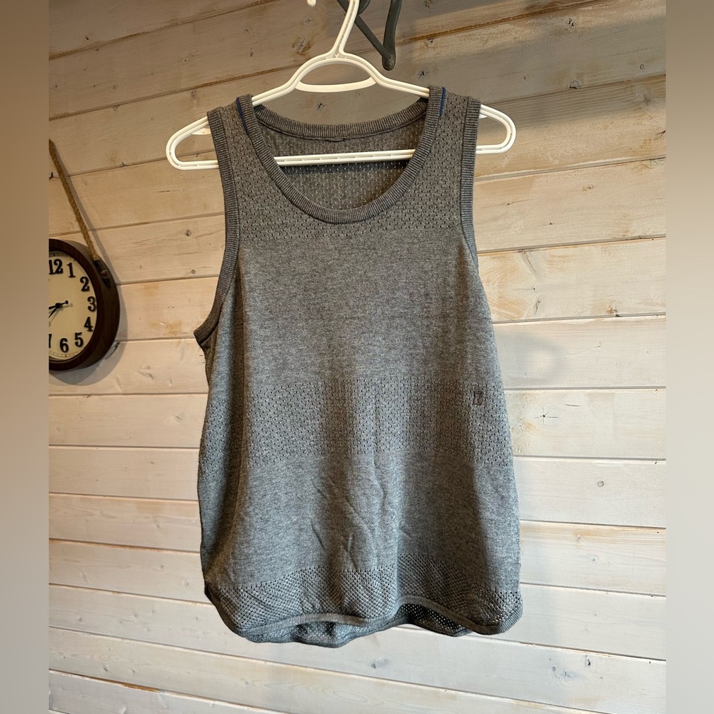 Kit + Ace | Grey Knit Activewear Tank Top